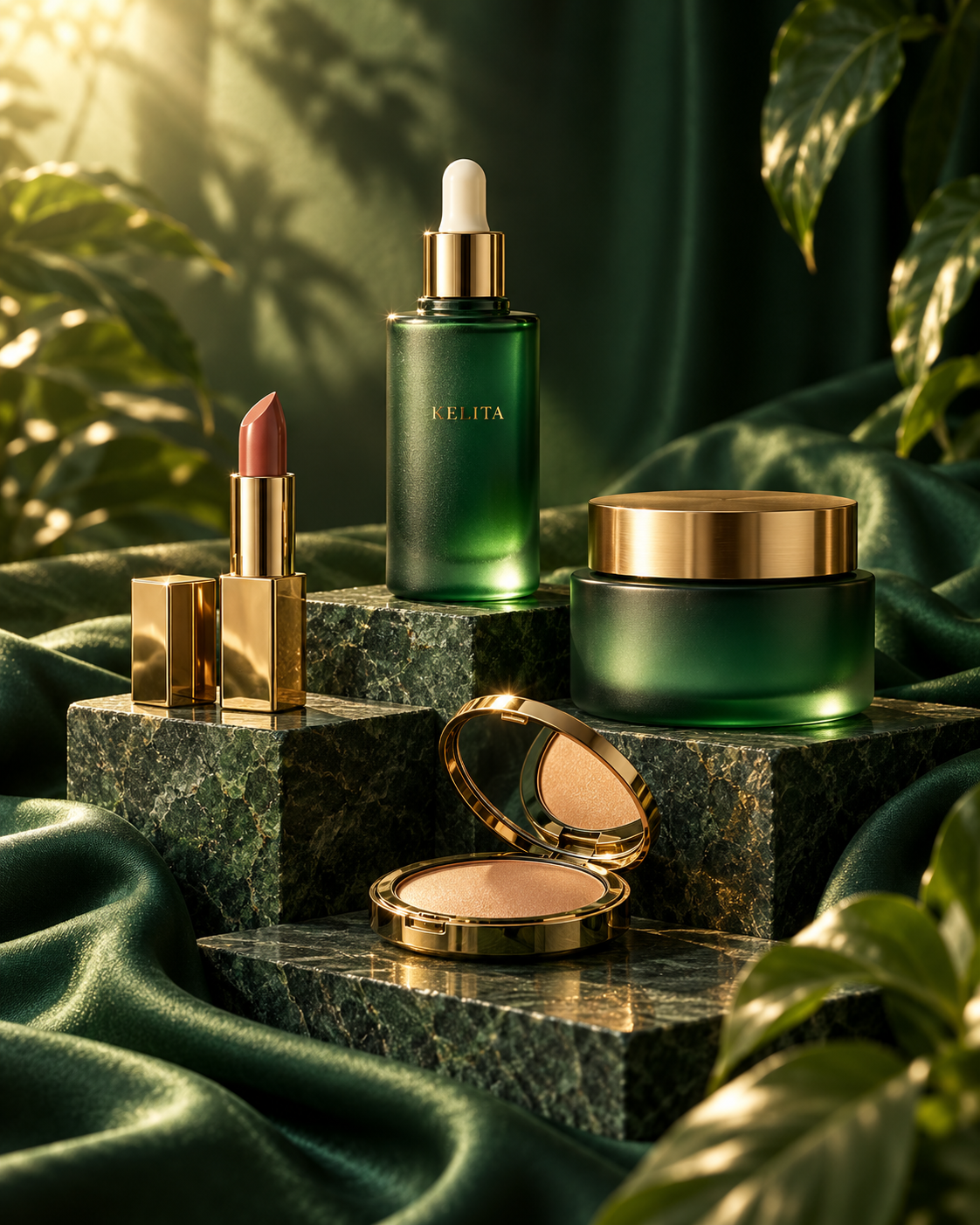 Cosméticos Kelita em campanha oficial